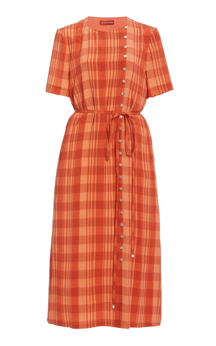Moda Operandi Altuzarra Picotee Short Sleeved Dress