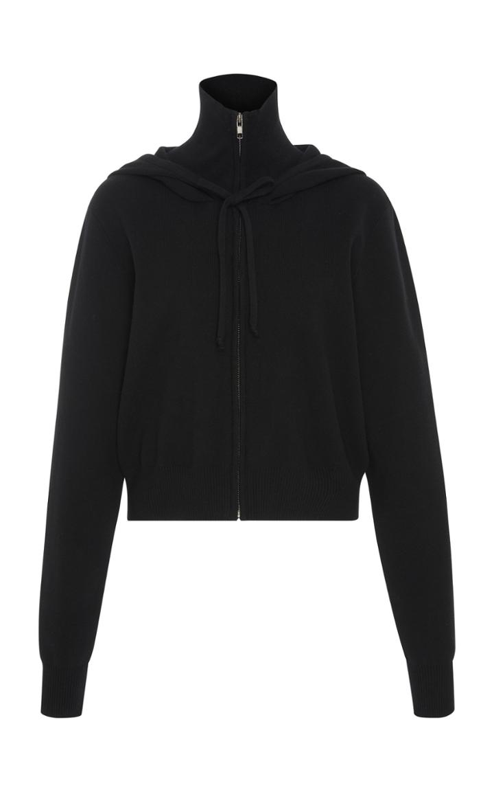 Live The Process Crop Knit Hoodie
