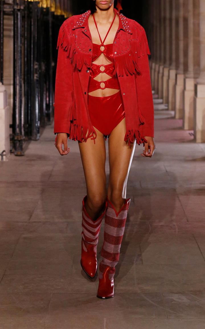 Moda Operandi Isabel Marant Stiza Cutout Lame One-piece