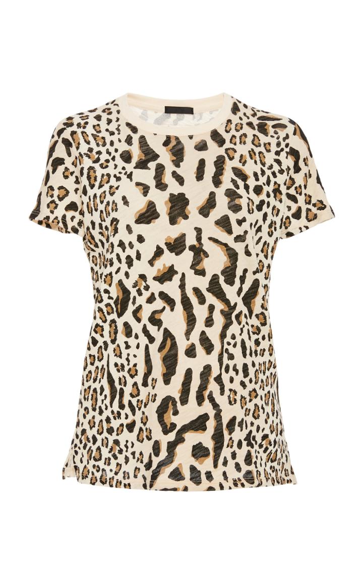 Atm Anthony Thomas Melillo Leopard-print Cotton-jersey T-shirt