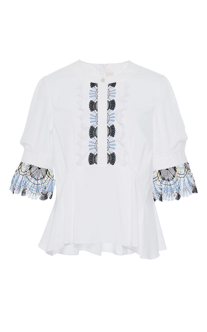 Peter Pilotto Cotton Lace Blouse