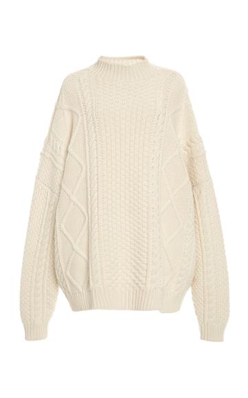 Moda Operandi Agnona Eco Cashmere Aran Sweater