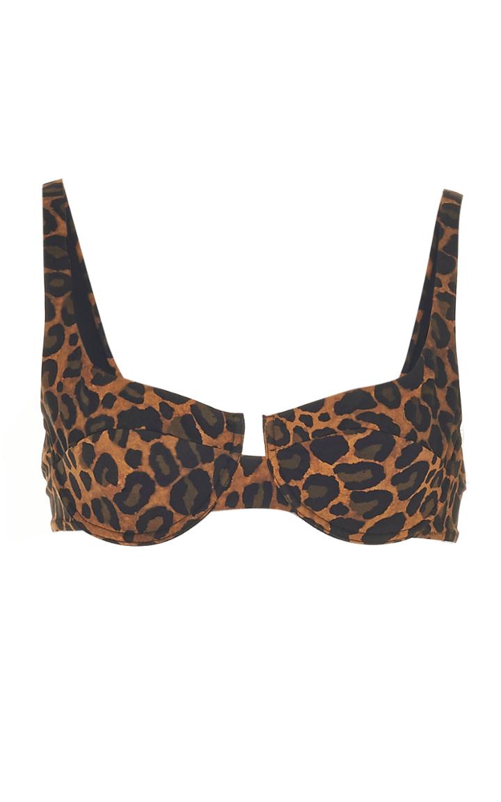 Fisch Public Leopard Print Bikini Bottom