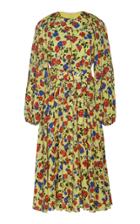 Emilia Wickstead Tonya Floral-patterned Silk Midi Dress