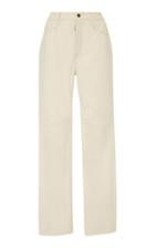 Simon Miller Cliff Straight Leg Leather Pants