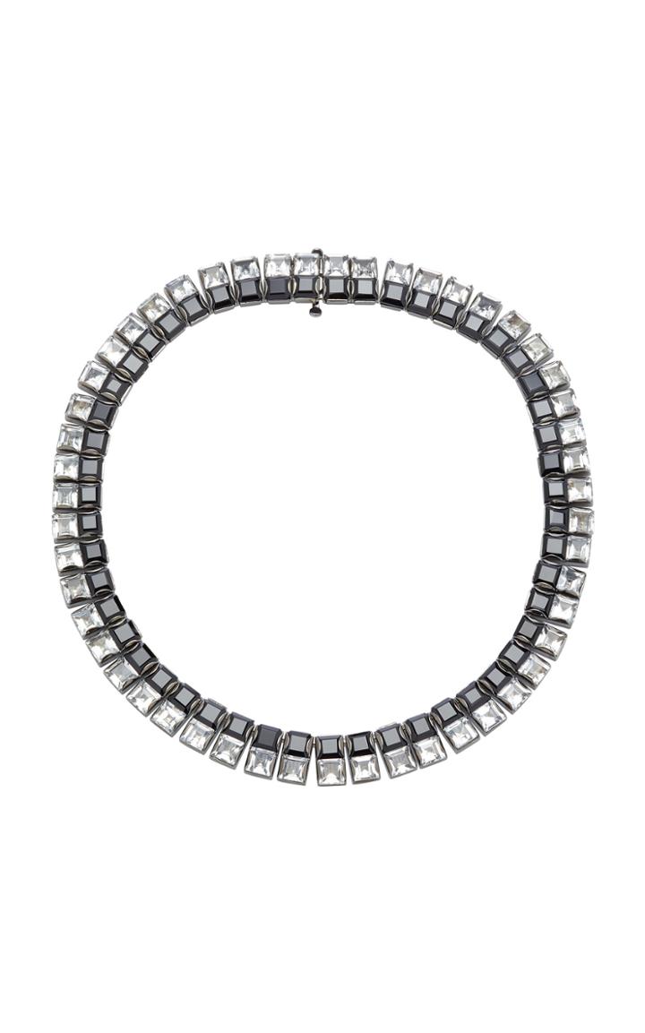 Lynn Ban Jewelry Riviere Spinels And White Topaz Necklace