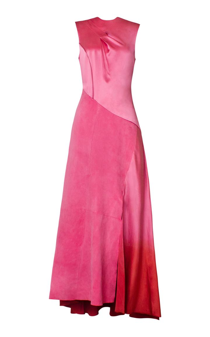 Moda Operandi Alejandra Alonso Rojas Patchwork Silk Dress Size: 0