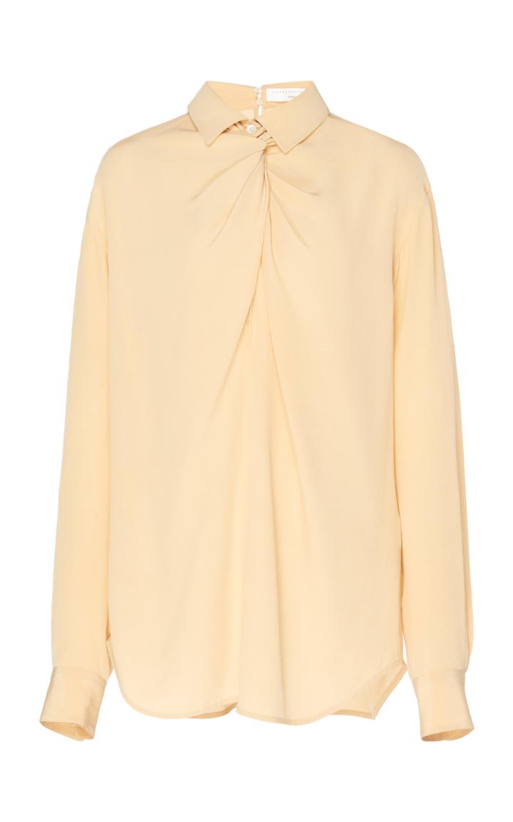Victoria Beckham Twisted Silk Blouse