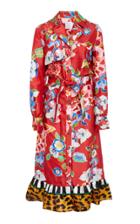 Stella Jean Belted Flounce Coat