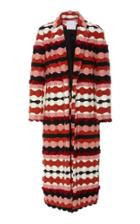 Markarian Exclusive Don't Stop Printed Textured Boucle Coat