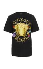 Versace Printed 'versace' Cotton T-shirt