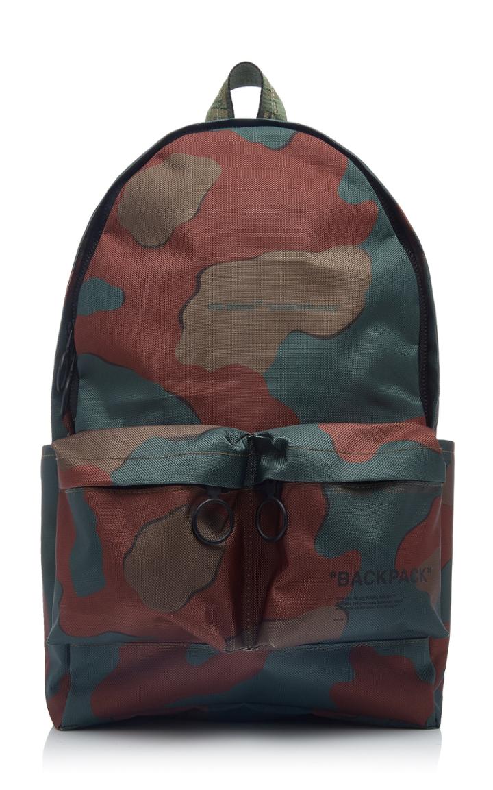 Off-white C/o Virgil Abloh Camou Printed Shell Backpack