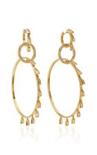 Shay 3 Tier Baguette Dangle Hoops