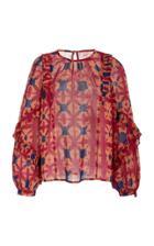 Moda Operandi Banjanan Margot Printed Cotton Top