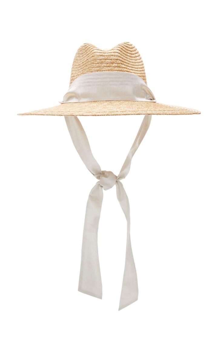 Avenue Dolan Tie Straw Fedora
