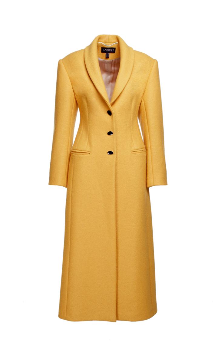 Anouki Wool Shawl Lapel Coat