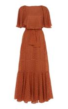 Johanna Ortiz You Should Be Dancing Cotton Eyelet Maxi Dress