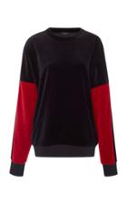 Alala Velour Crewneck Sweater