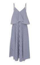 Rossella Jardini Striped V-neck Dress