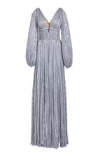 Moda Operandi J. Mendel Pliss Silk Gown Size: 0