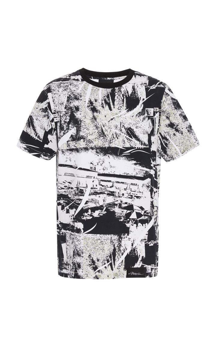 Moda Operandi 3.1 Phillip Lim Postcard Allover Print Perfect T-shirt Size: Xs