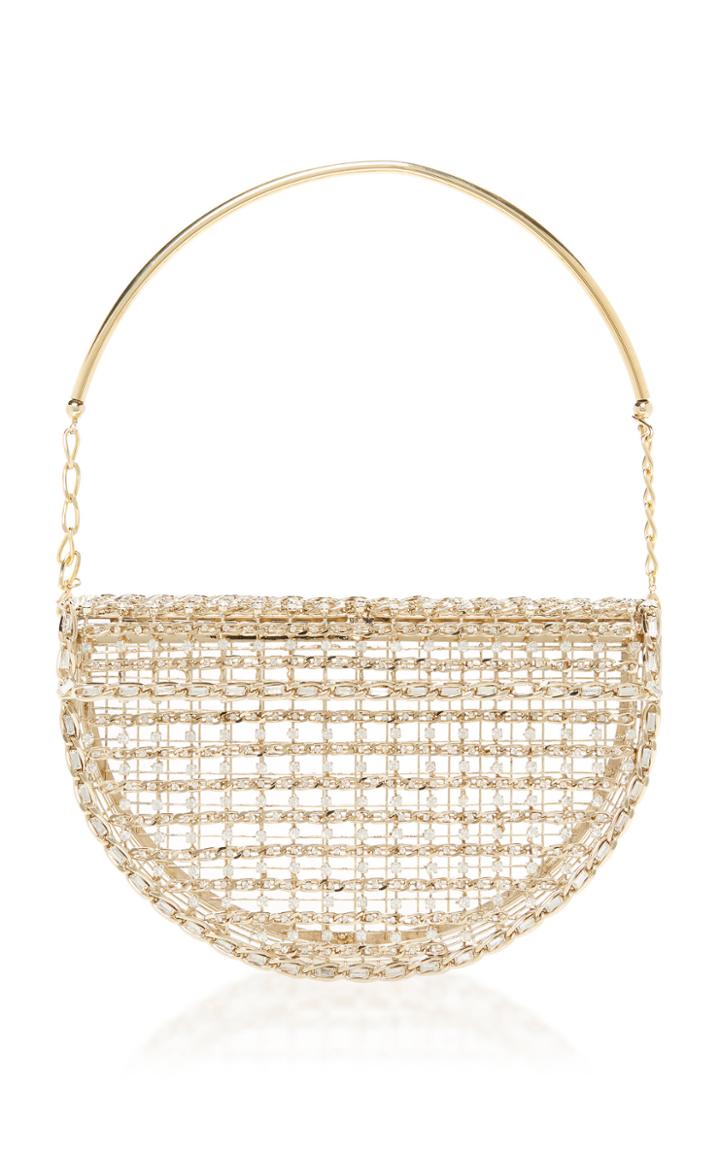 Rosantica Goldie Brass And Crystal Bag