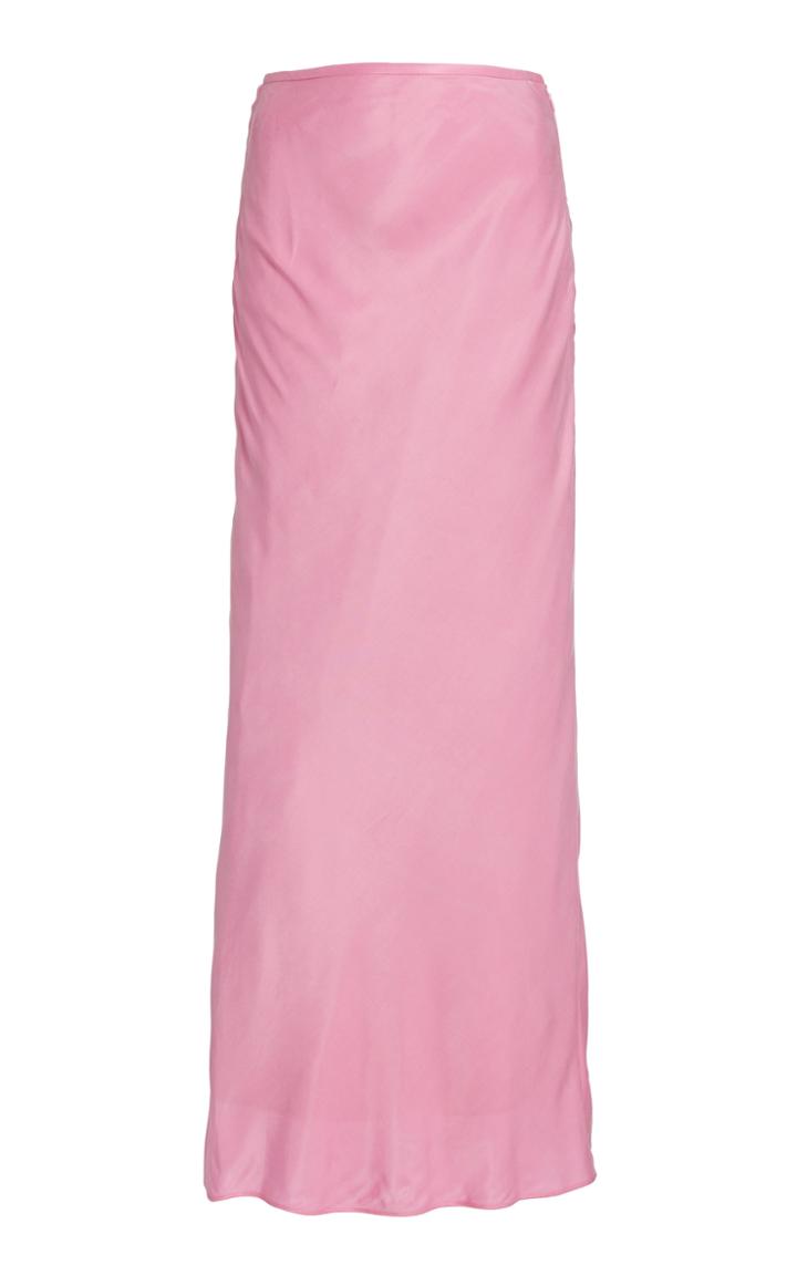 Moda Operandi Acler Celcil Satin Maxi Skirt