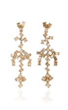 Sylva & Cie 18k Gold Diamond Earrings