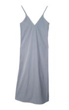 Tuinch Pin Stripe Cotton Midi Dress