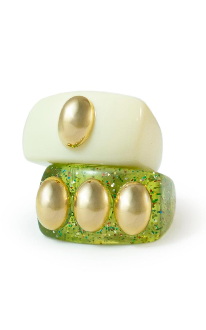 Moda Operandi La Manso La Mari Condo Set Resin Rings