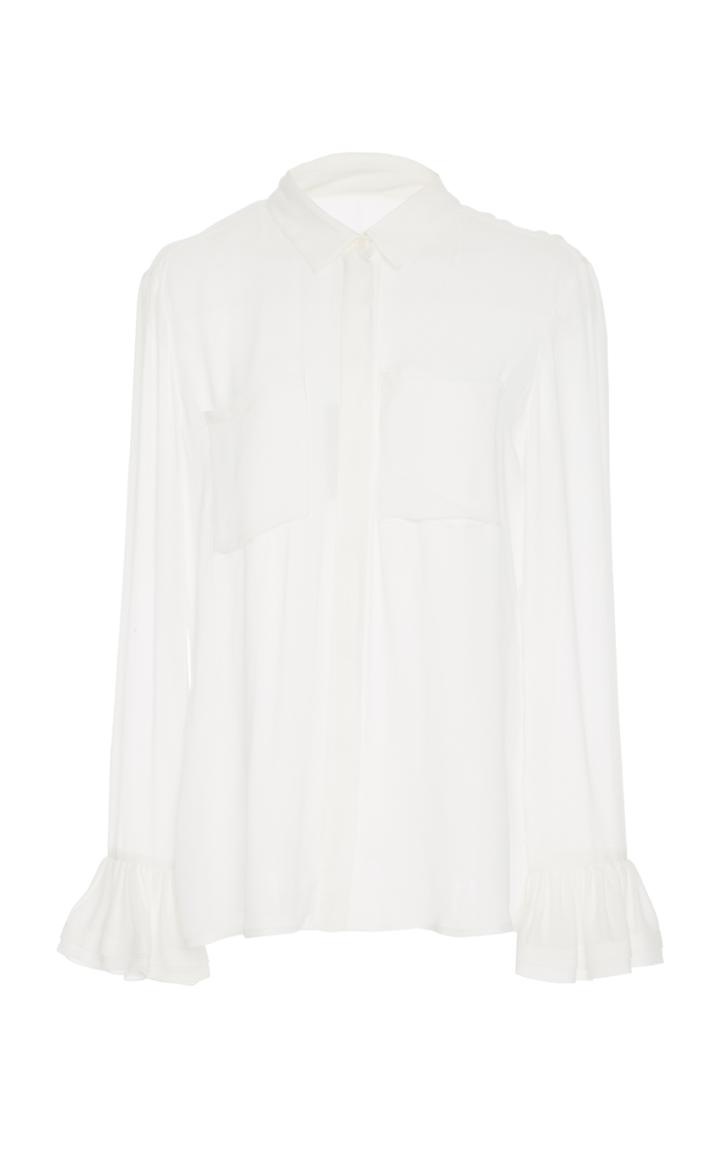 Paule Ka Crepe Georgette Blouse