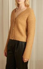 Moda Operandi Vince Ribbed-knit Wool-cashmere Cardigan