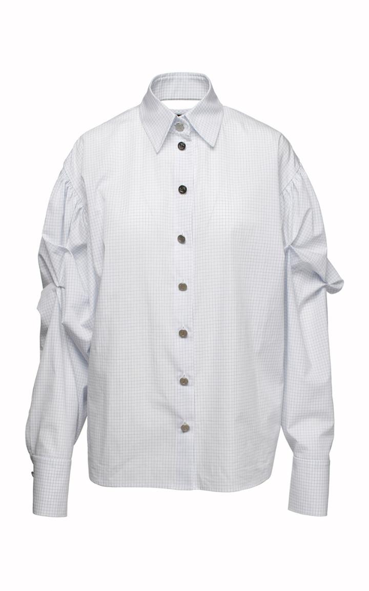 Anouki Blue Check Loose Fit Shirt