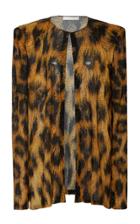 Moda Operandi Naeem Khan Embellished Leopard-printed Silk Cardigan Size: Xs
