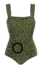 Adriana Degreas Polka Dot One Piece Swimsuit