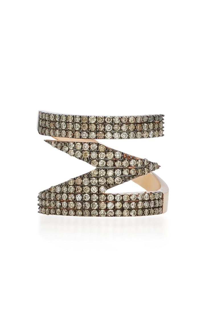 Tullia Magic M 14k Rose Gold Diamond Ring Size: 7