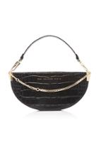 Chylak Embellished Croc-effect Leather Shoulder Bag