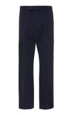 Officine Gnrale Pleated Cotton-twill Straight-leg Pants