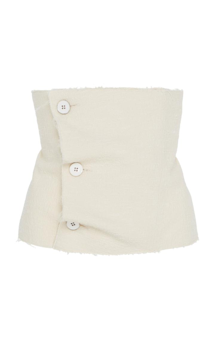 Jil Sander Buttoned Cotton Corset