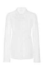 Moda Operandi The Row Gemma Pointed Collar Cotton Jacket Size: 0