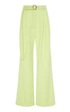 Sies Marjan Blanche Belted Twill Wide-leg Pants