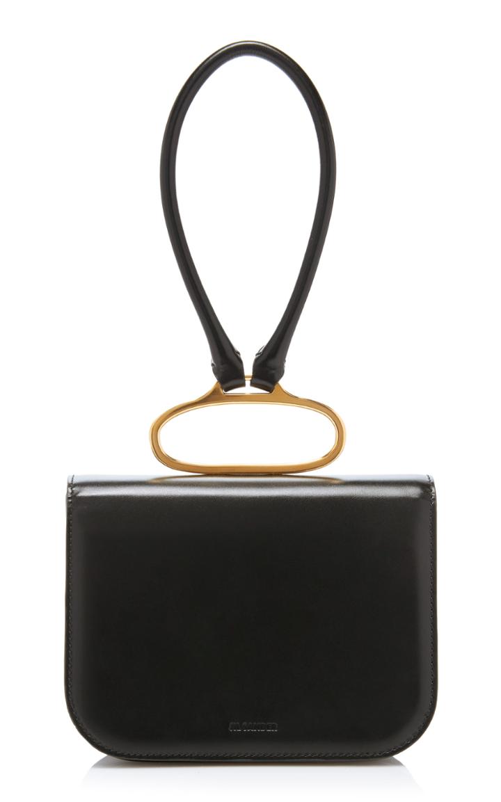 Jil Sander Leather Handlebar Clutch