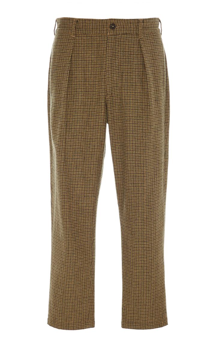 Engineered Garments Carlyle Checked Straight-leg Pants