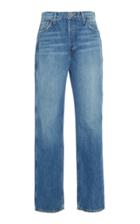 Re/done High-rise Straight-leg Jeans Size: 25