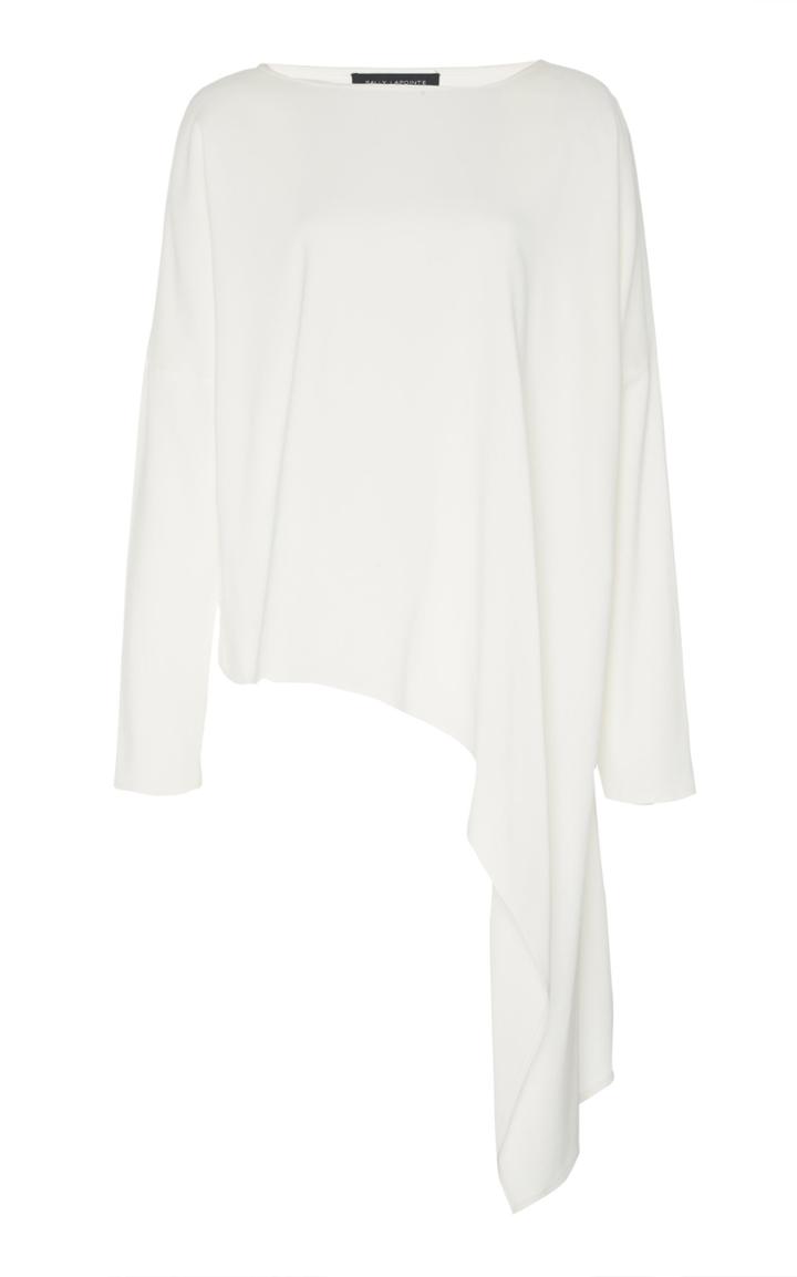 Moda Operandi Sally Lapointe Stretch Viscose Boxy Draped Top Size: Xs