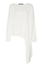 Moda Operandi Sally Lapointe Stretch Viscose Boxy Draped Top Size: Xs
