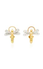 Montse Esteve 18k Gold Diamond Clip Earrings
