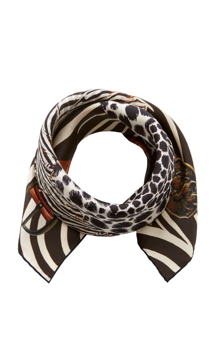 Pierre-louis Mascia Fazzoletto Orlo A Mano Silk Scarf