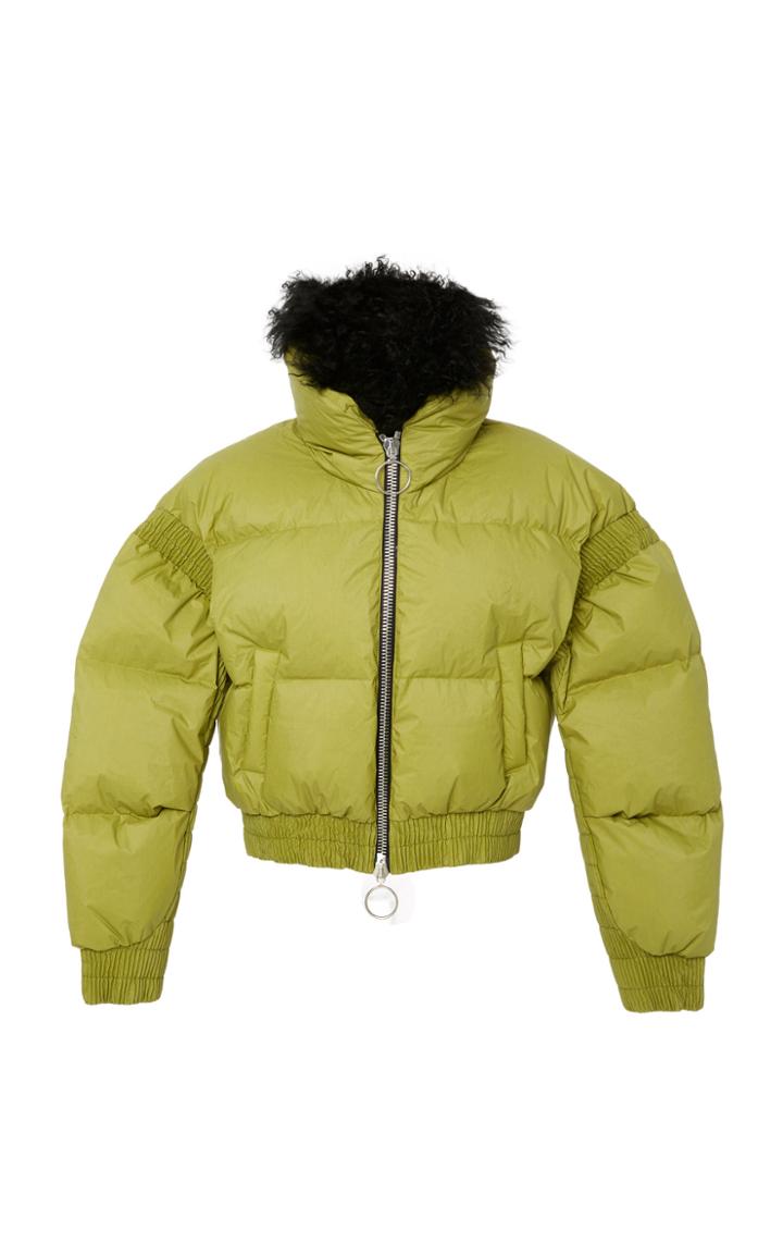 Ienki Ienki Poodle Fur Trimmed Coat