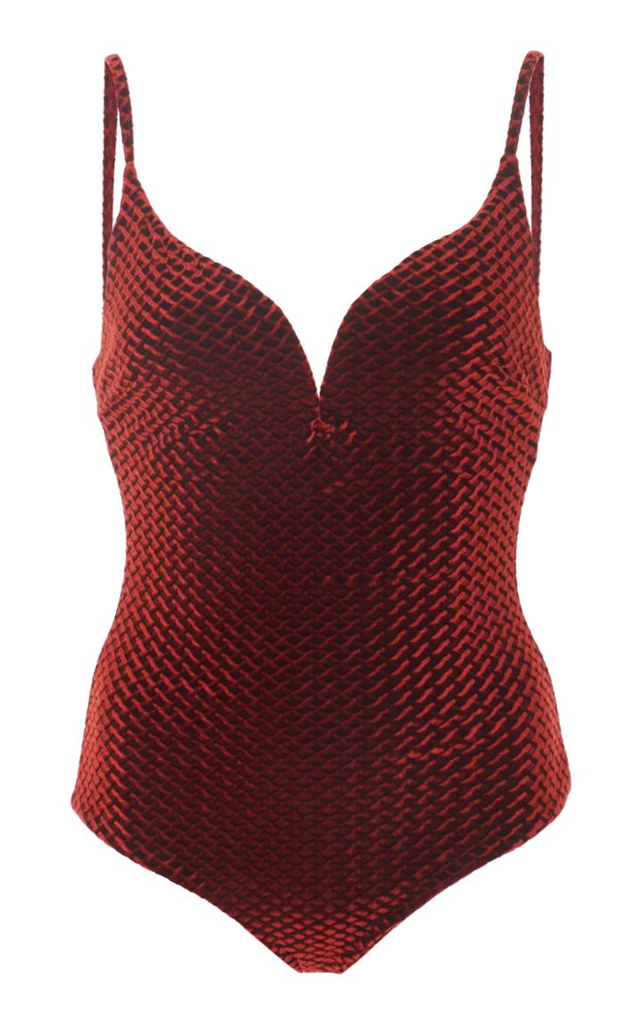 Onia Gloria Printed One-piece Swimsuit